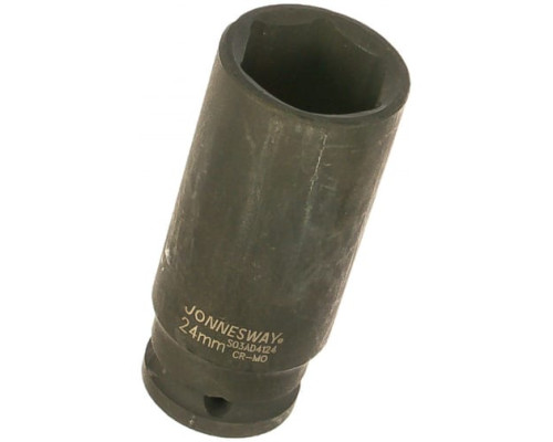 Головка торцевая ударная глубокая (6-гранная; 1/2"DR; 24 мм) Jonnesway S03AD4124 Головка торцевая ударная глубокая (6-гранная; 1/2"DR; 24 мм) Jonnesway S03AD4124