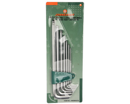 Комплект угловых шестиграников EXTRA LONG Jonnesway H06SM107S Комплект угловых шестиграников EXTRA LONG Jonnesway H06SM107S