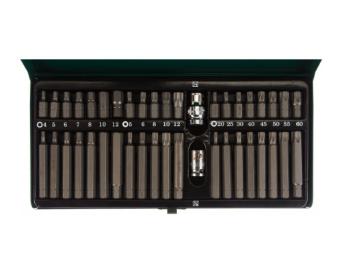 Набор вставок 42 предмета (Торкс Т20-Т60; Spline М5-М12; Hex 4-12 мм) Jonnesway S29H4142SM
