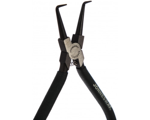 Щипцы для стопорных колец 7" Jonnesway изогнутый сжим AG010005