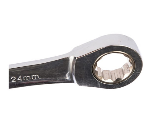 Трещоточный комбинированный ключ Jonnesway W45124