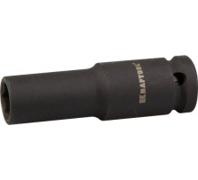 Торцовая головка "INDUSTRIE QUALITAT" ударная, удлиненная, фосфатированная (1/2", FLANK, Cr-Mo, 14 мм) KRAFTOOL 27942-14_z01