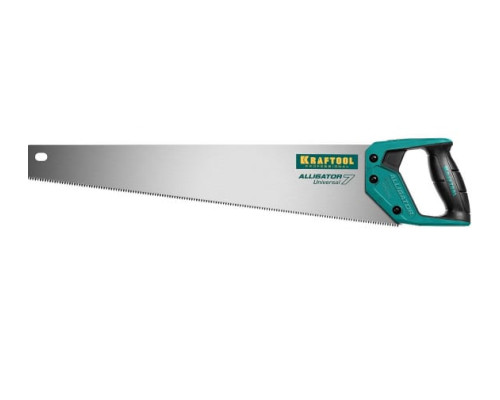 Универсальная ножовка Kraftool Alligator 7", 550 мм, 7 TPI 3D зуб. 15004-55