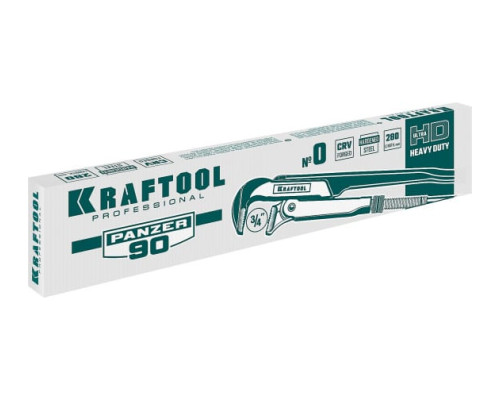 Трубный ключ Kraftool PANZER-90, №0, прямые губки, 2734-05_z02
