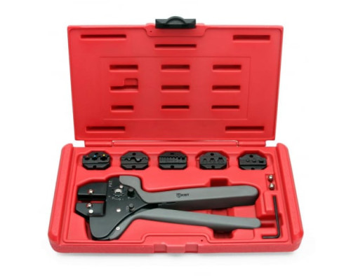 Пресс-клещи с набором матриц КВТ CTF 55922