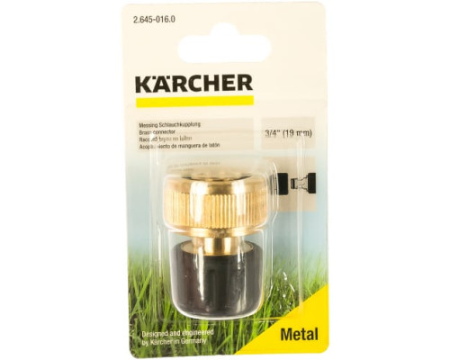 Латунный коннектор 3/4'' Karcher 2.645-016 Латунный коннектор 3/4'' Karcher 2.645-016