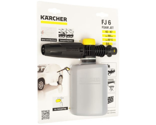 Насадка для пенной чистки 0.6 л Karcher FJ 6 2.643-147 Насадка для пенной чистки 0.6 л Karcher FJ 6 2.643-147