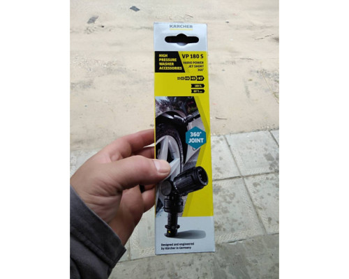 Трубка струйная Vario Power Short 360° VP 180 S для моек K 2 - K 7 Karcher 2.643-254 Трубка струйная Vario Power Short 360° VP 180 S для моек K 2 - K 7 Karcher 2.643-254