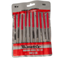 Набор алмазных надфилей 10 шт. MATRIX 15832