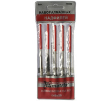 Набор алмазных надфилей 140х50х3, 5 шт MATRIX 15830