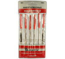 Набор алмазных надфилей 140х50х3, 6 шт MATRIX 15831