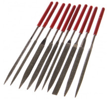 Набор алмазных надфилей 140х70х3, 10 шт MATRIX MASTER 15835