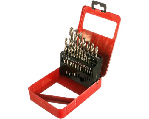 Набор сверл по металлу HSS (1-10 мм; 19 шт.) MATRIX 72388