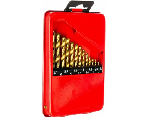Набор сверл по металлу (1.5-6.5 мм; 13 шт.) MATRIX 72386