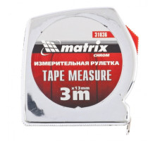 Рулетка 3 м x 13 мм Chrom MATRIX 31036
