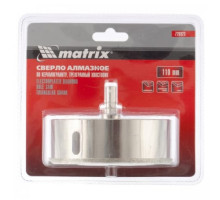 Сверло алмазное по керамограниту (110х67 мм) MATRIX 726923