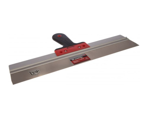 Фасадный шпатель из нержавеющей стали, 475 мм, двухкомпонентная ручка MATRIX 85518
