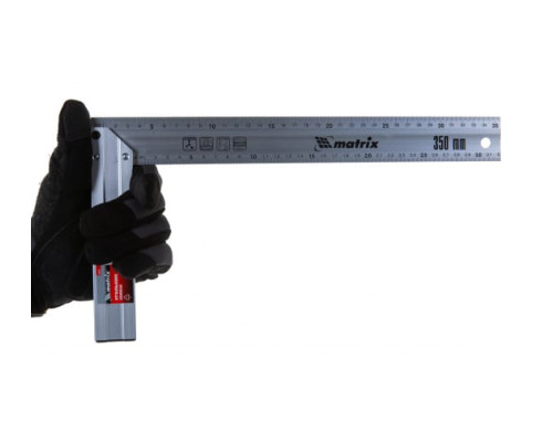 Литой алюминиевый угольник 350 мм MATRIX 32473