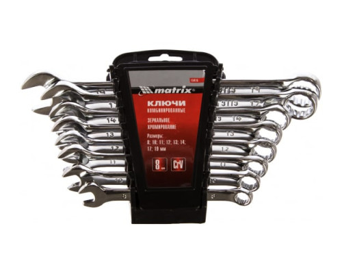 Набор комбинированных ключей 8 - 19 мм MATRIX 15418