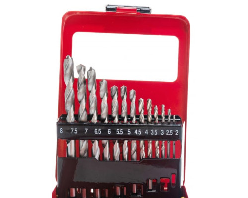 Набор сверл по металлу HSS (2-8 мм; 13 шт.) MATRIX 72387