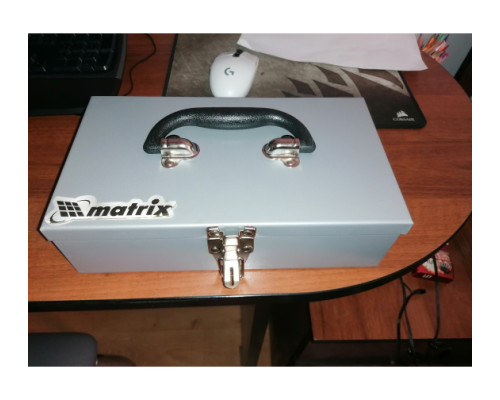Ящик для инструмента металлический (284х160х78 мм) MATRIX 906055