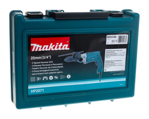 Двухскоростная ударная дрель Makita HP 2071 Двухскоростная ударная дрель Makita HP 2071