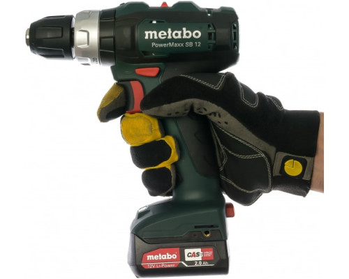 Аккумуляторная дрель-шуруповерт Metabo PowerMaxx SB 12 601076500