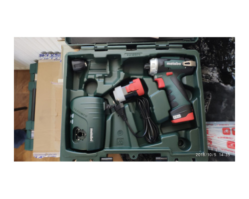 Аккумуляторный винтоверт Metabo PowerMaxx BS Basic Set 600080880 Аккумуляторный винтоверт Metabo PowerMaxx BS Basic Set 600080880