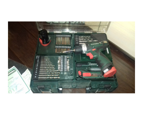 Аккумуляторный винтоверт Metabo PowerMaxx BS Basic Set 600080880 Аккумуляторный винтоверт Metabo PowerMaxx BS Basic Set 600080880