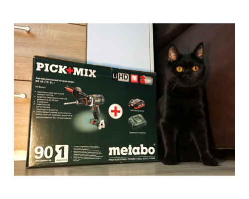 Аккумуляторный винтоверт Metabo BS 18 LTX BL I 1х4 Ач Li Power + ЗУ ASC 55 T03501 Аккумуляторный винтоверт Metabo BS 18 LTX BL I 1х4 Ач Li Power + ЗУ ASC 55 T03501