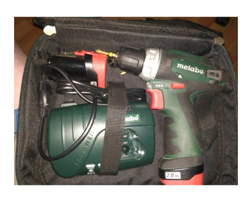 Аккумуляторный винтоверт Metabo PowerMaxx BS 600079550 Аккумуляторный винтоверт Metabo PowerMaxx BS 600079550