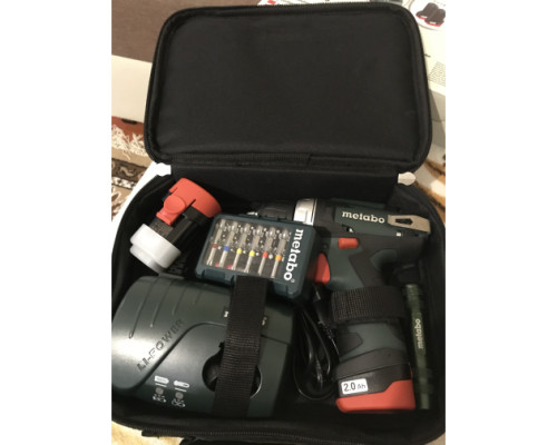 Аккумуляторный винтоверт Metabo PowerMaxx BS 600079550 Аккумуляторный винтоверт Metabo PowerMaxx BS 600079550
