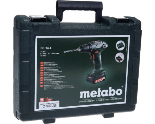 Аккумуляторный винтоверт Metabo BS 14.4 602206550 Аккумуляторный винтоверт Metabo BS 14.4 602206550