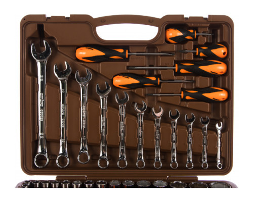 Набор инструмента Ombra OMT55S 4-32 мм 1/4" и 1/2"DR Набор инструмента Ombra OMT55S 4-32 мм 1/4" и 1/2"DR