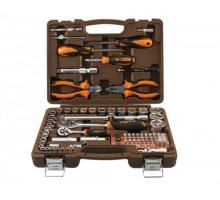 Набор торцевых головок 1/4DR, 1/2DR и аксессуаров Ombra 80 предметов 55563 OMT80SL