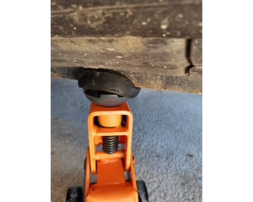 Подкатной домкрат Ombra OHT203 3 т, увеличенная высота подъема 192-533 мм 55404