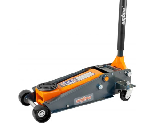 Подкатной двухпоршневой гаражный домкрат Ombra 3 т, 133-485 мм OHT230