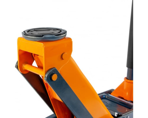 Подкатной двухпоршневой гаражный домкрат Ombra 3 т, 133-485 мм OHT230