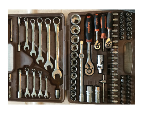 Рукоятка трещоточная 1/4д.DR, 72 зубца, 140 мм Ombra 281402