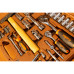 Универсальный набор инструмента 1/2"DR и 1/4"DR с 12-гранными головками 1/2"DR, 77 шт OMBRA OMT77S12