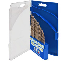 Набор сверл по металлу Эксперт кобальтовые (13 шт; 1.5-6.5 + 3.2, 4.2 мм) ПРАКТИКА 640-292