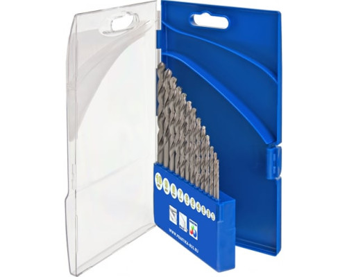 Набор сверл по металлу Профи (10 шт; 1-10 мм) ПРАКТИКА 640-261