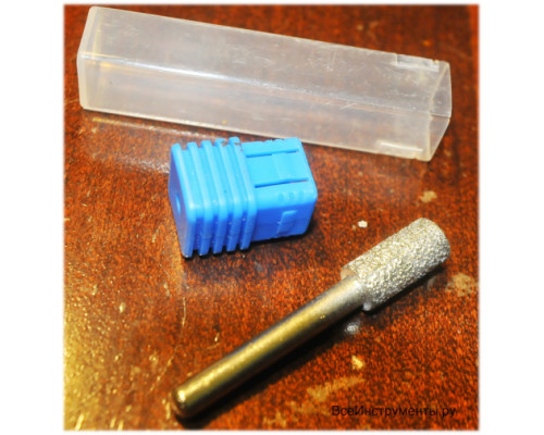 Шарошка алмазная цилиндрическая (10х20 мм) ПРАКТИКА 646-973