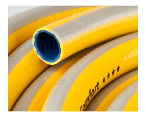Поливочный армированный 3-х слойный шланг Raco COMFORT 3/4"x25м 40303-3/4-25_z01