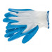 Маслобензостойкие полиэфирные перчатки с синим нитрильным покрытием СИБРТЕХ р.L 67862