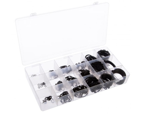 Набор стопорных колец СИБРТЕХ D 3 - 32 мм 300 предметов 47600