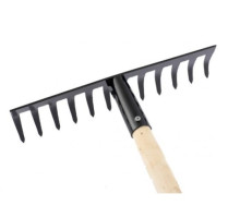 Прямые 12-зубые грабли с черенком 300 мм СИБРТЕХ 61741