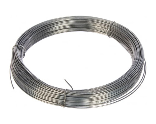 Стальная проволока СИБРТЕХ 50 м, оцинкованная, термообработанная 1 мм 84906