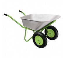 Строительная двухколесная облегченная тачка СИБРТЕХ 90л, 230кг 689643