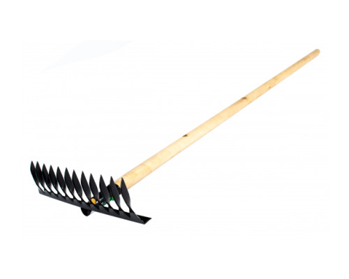 Витые грабли СИБРТЕХ 12 зубьев, 300 мм, с черенком 61744